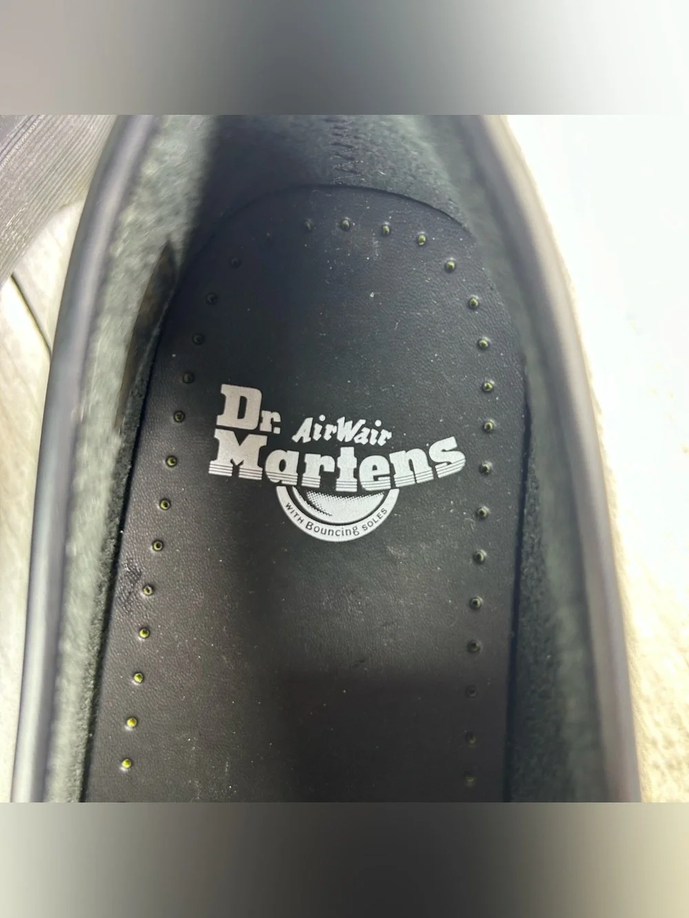 NEW Dr. Martens Docs Adrian Quad Black Leather Tassel Platform Loafer Men Size 9 - Picture 10 of 11